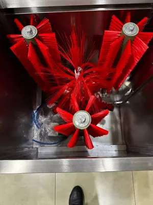 Полуавтоматическое оборудование для мойки 19 литровых бутылей, модель BS-1