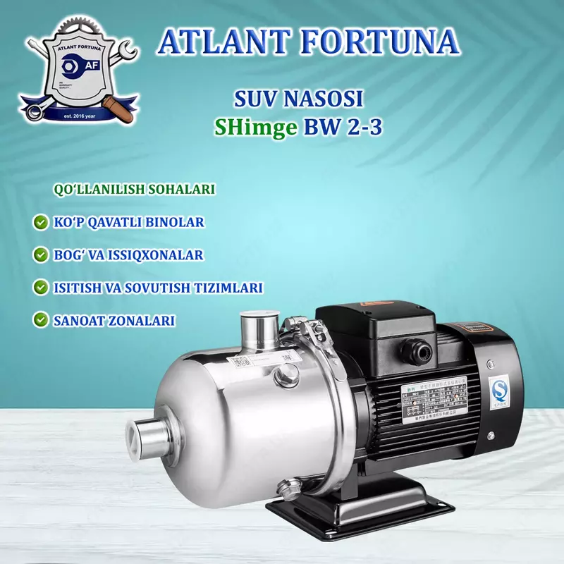 Shimge BW 2-3 suv nasosi - Nasoslar