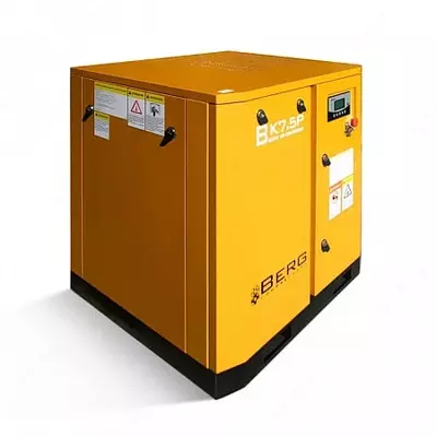 Berg vk-7.5 p kamar bilan boshqariladigan vintli kompressor