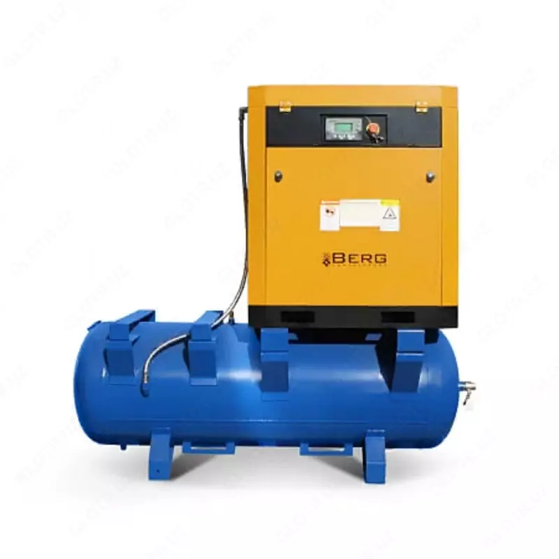 Berg ip23 vk-15-500 togridan-togri qozgaysan vintli kompressor  8 bar bosim