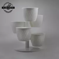 Gul idishi Kaskad piramida 2 besh etajli 0