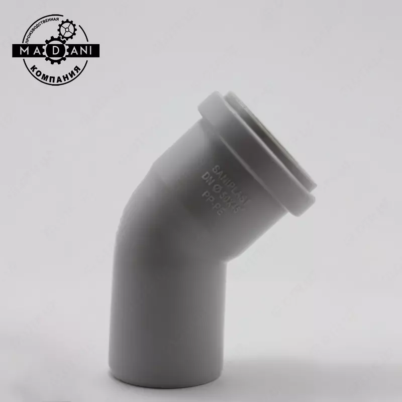 Kanalizatsiya drenaji 45° 50 mm