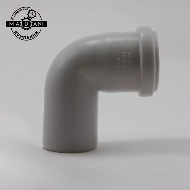 Kanalizatsiya drenaji 90° 50 mm