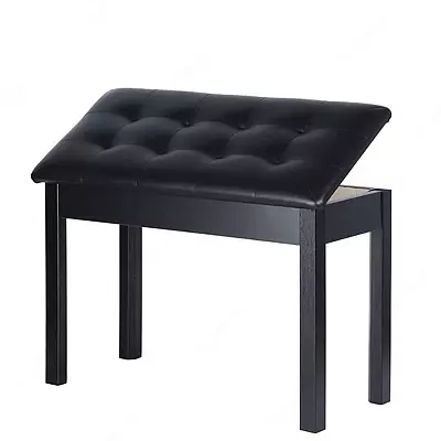 Стул для пианино из дерево черный