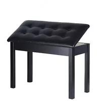 Стул для пианино из дерево черный