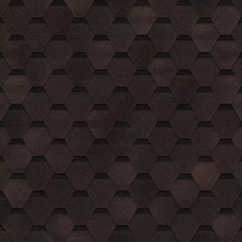 ТЕХНОНИКОЛЬ Гибкая черепица  Оптима  Соната Коричневый