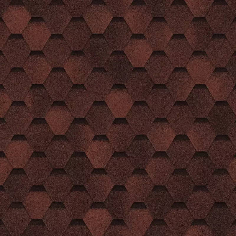 ТЕХНОНИКОЛЬ Гибкая черепица  Оптима  Соната Красный