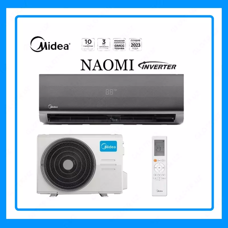 Инверторный Кондиционер Midea Модель Naomi 9 Inverter