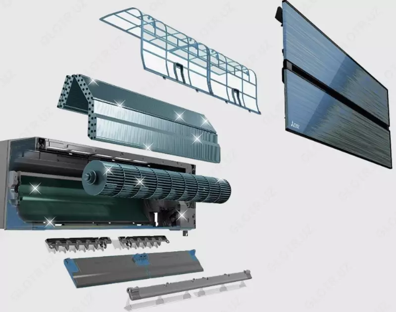 Чистка передней понели кондиционера в ташкенте