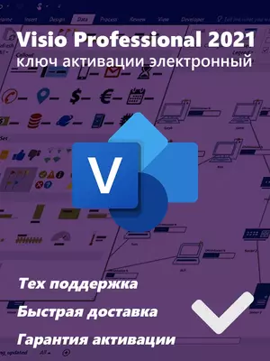 Visio Professional 2021 - 7 500 000 сум / шт.