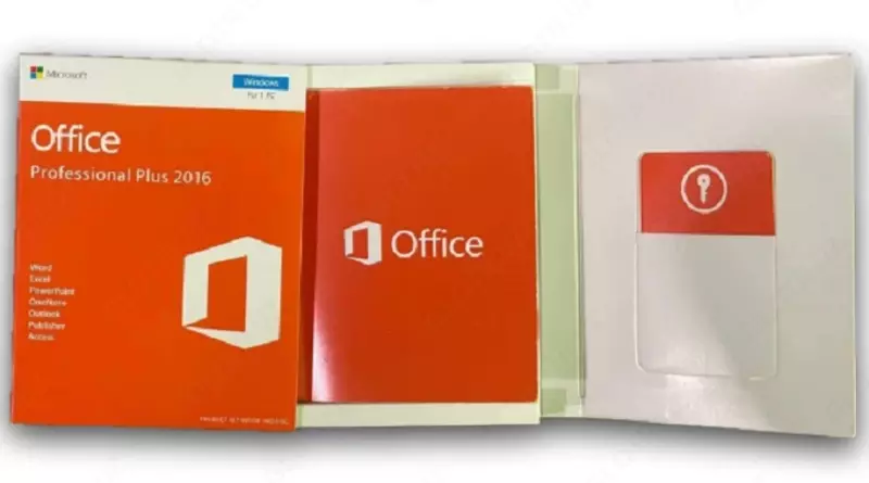 Microsoft Office 2016 Pro Plus Qutisi - 1 380 600 so'm
