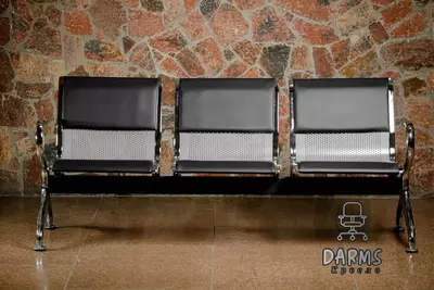 Кресло трехместное для зал ожидания