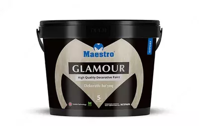 Декоративная краска GLAMOUR (песочный эффект) 3 кг