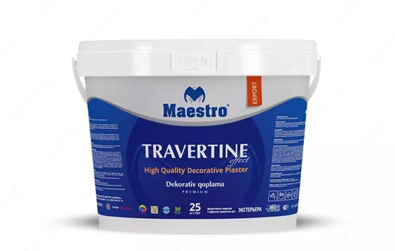 Декоративное покрытие TRAVERTINE EFFECT 25 кг - 155 871.2 сум