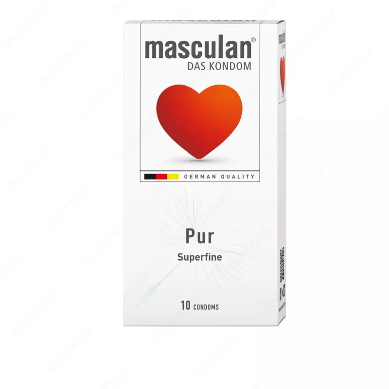 Prezervativlar Masculan Pure Superfine Germaniyadan  10 dona