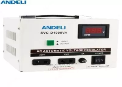 Стабилизатор напряжения ANDELI SVC-D1000VA (Bypass)