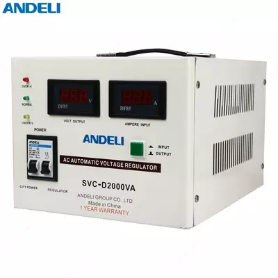 Стабилизатор напряжения ANDELI SVC-D2000VA (Bypass)