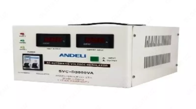 Стабилизатор напряжения ANDELI SVC-D3000VA (Bypass)