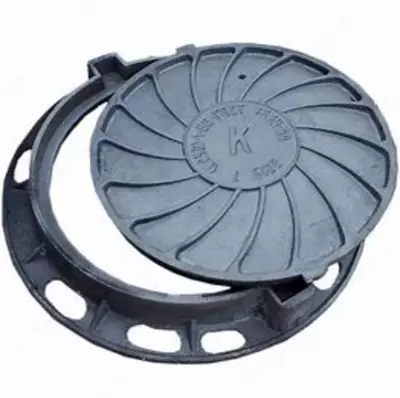 Чугунные и полимерные люки - 510 000 сум / шт.