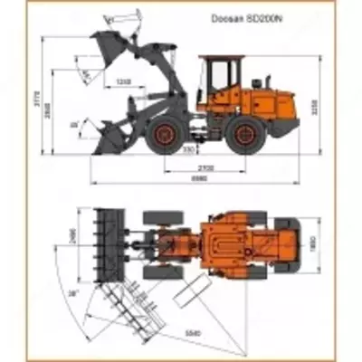 Old yuklagich Doosan SD200N - 491 389 100 so'm / dona