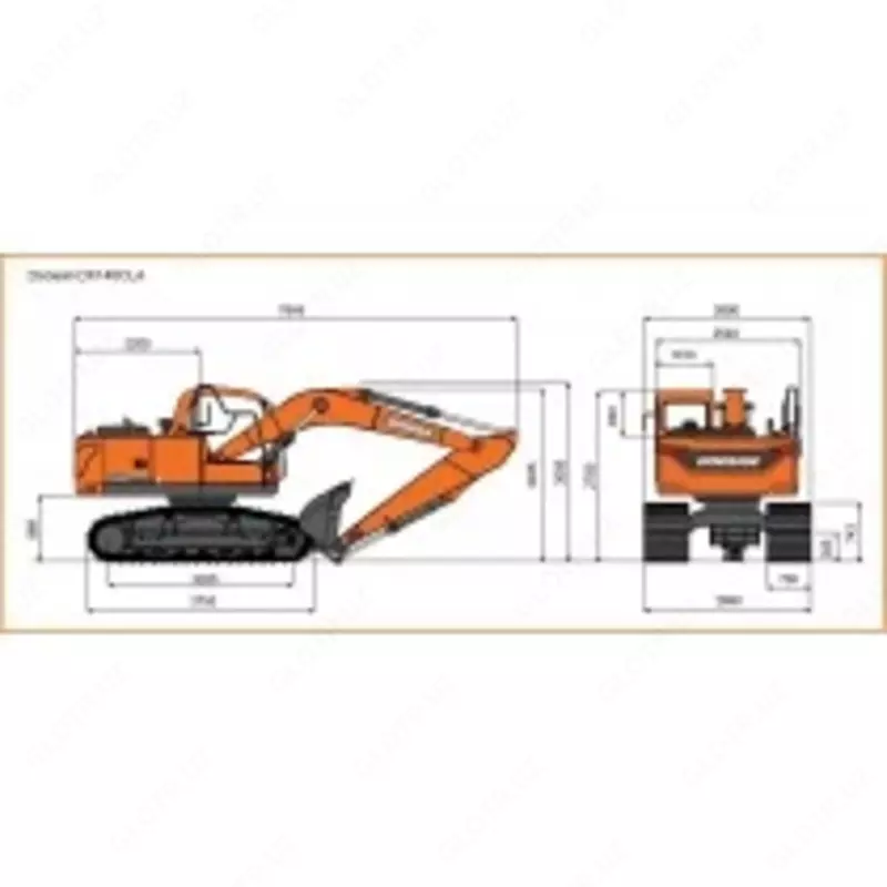 Гусеничный экскаватор Doosan DX140LCA - по запросу