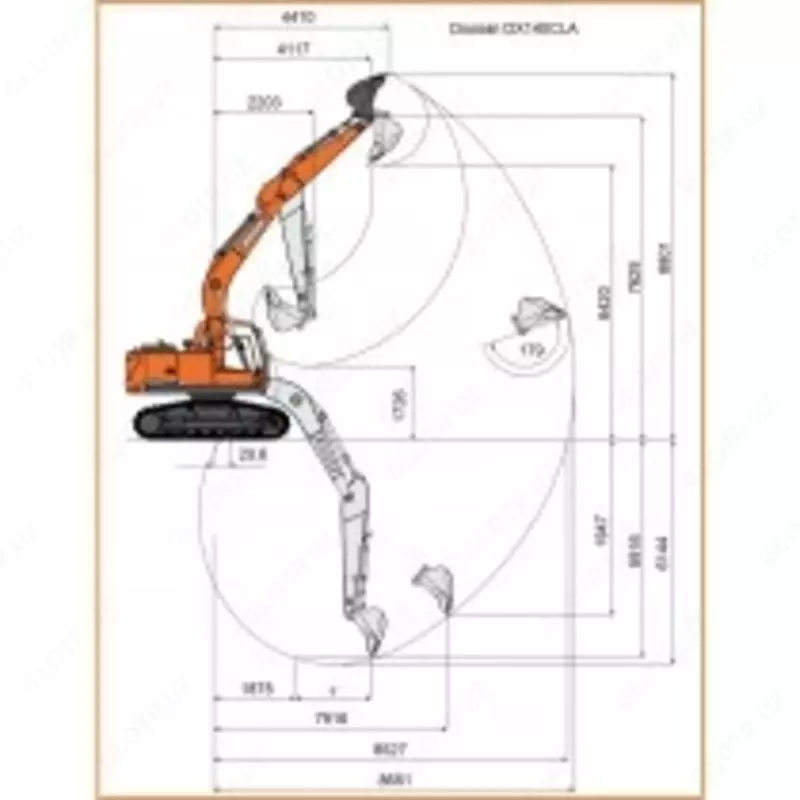 по запросу Гусеничный экскаватор Doosan DX140LCA
