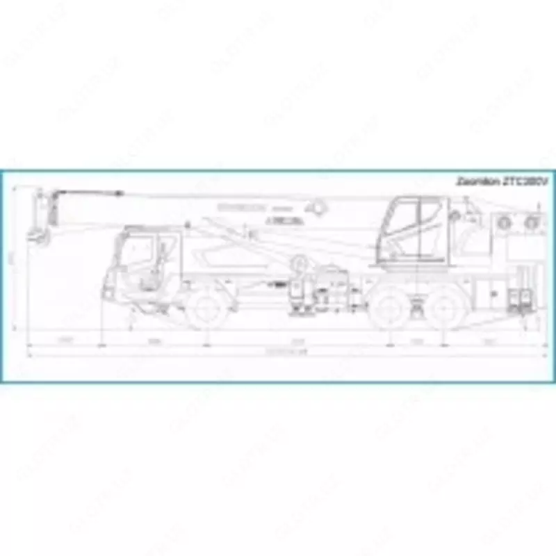 по запросу Автокран Zoomlion ZTC300V 6x4 - 30 т