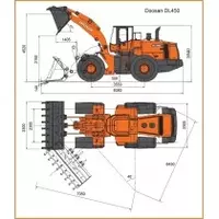 Фронтальный погрузчик Doosan DL450 - по запросу