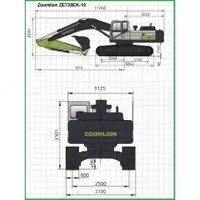 по запросу Гусеничный экскаватор Zoomlion ZE730EK-10