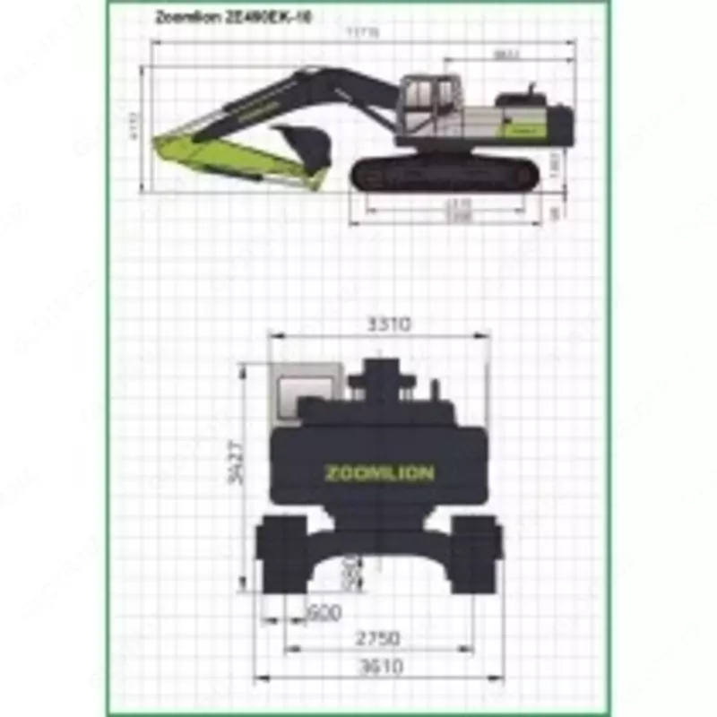Гусеничный экскаватор Zoomlion ZE490EK-10 - по запросу