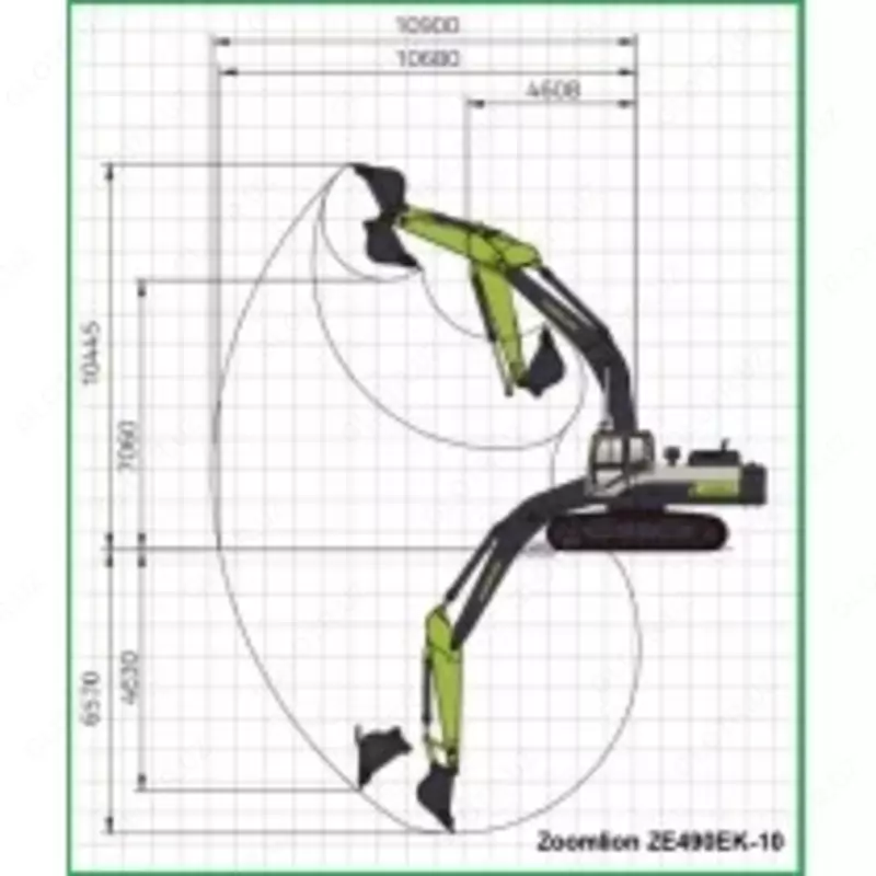 по запросу Гусеничный экскаватор Zoomlion ZE490EK-10