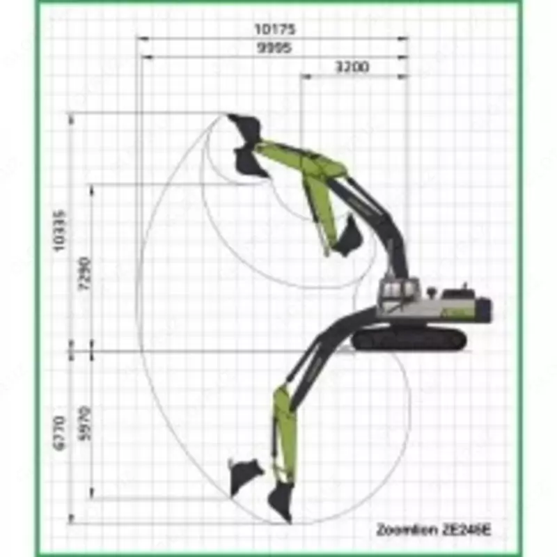по запросу Гусеничный экскаватор Zoomlion ZE245E