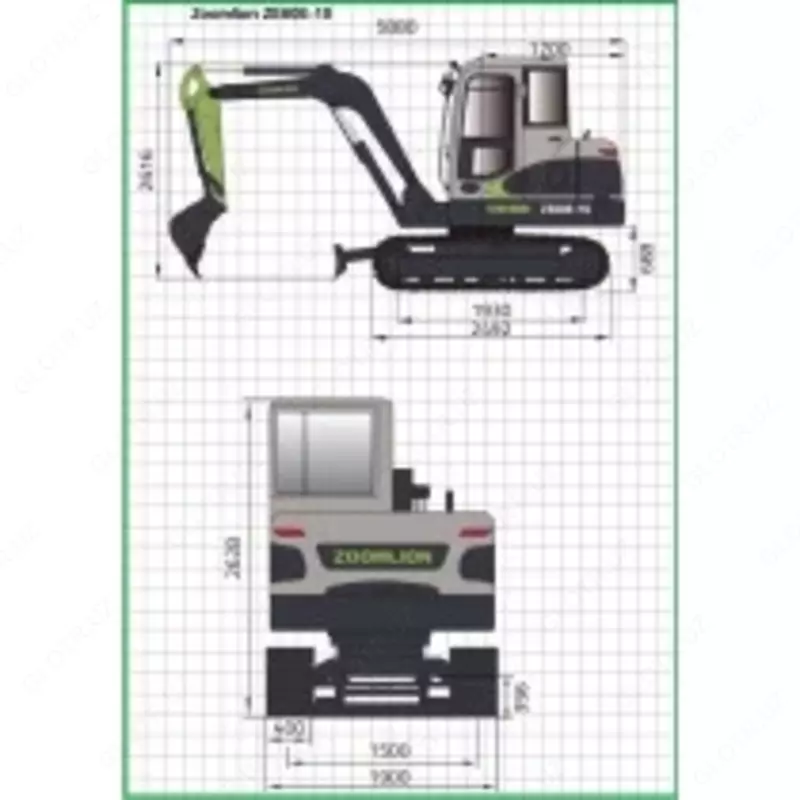по запросу Гусеничный экскаватор Zoomlion ZE60E-10