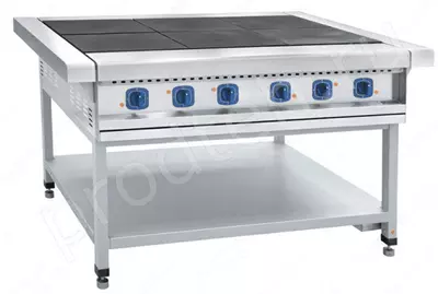 Плита эл. 6-х конфорочная без духовки ЭП-6П