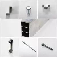 алюминиевые конструкции ( комплект) - от 35 000 сум