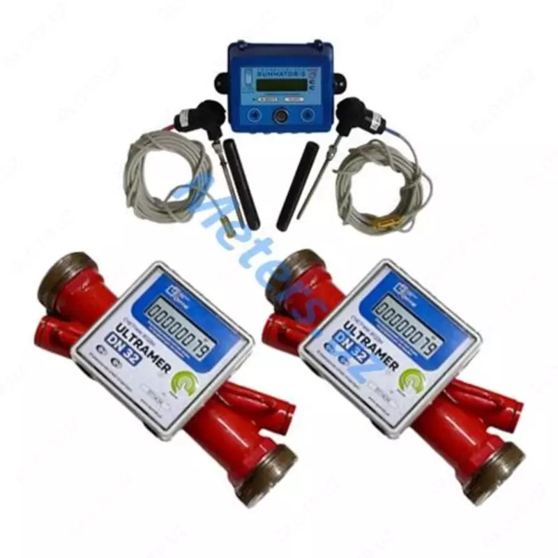 Теплосчетчик Summator-3 M1 c 2мя Ultramer DN-32 с интерфейсным модулем