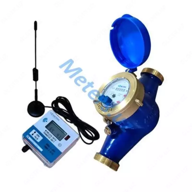 Импульсный счетчик воды SH-METERS DN-32 + GPRS модем