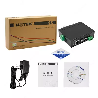 Преобразователь RS 232/485/422 в Ethernet UOTEK UT-UT-6801 10/100M Оптом и розница