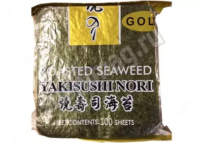 Водоросли Яки Суши Нори Голд 100 листов