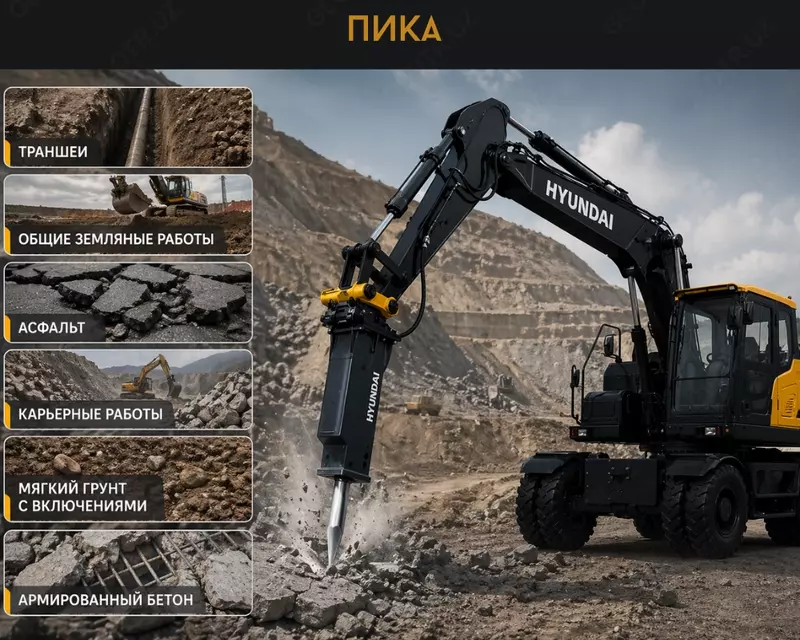   Hyundai HRB140 EAGB versiyasi gidravlik buzuvchi bolg‘a