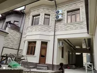 Делаю фасад  травертин Фасад Дождик