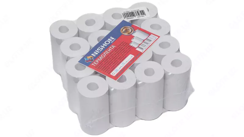  Термобумага Nishon 56 мм х 15 м  без втулки (чековая термолента) - 