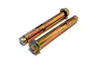  Болт анкерный распорный М12×80мм (желтый) - 
