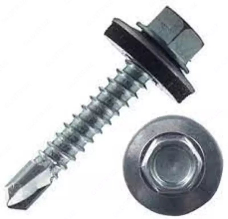  Саморез кровельный по металлу с прессшайбой EPDM 5 5х150ММ - 