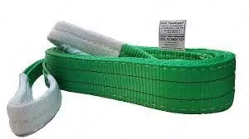  Строп текстильный петлевой СТП. г/п 2т  длина 2м  ширина 60 мм  цвет зеленый - 