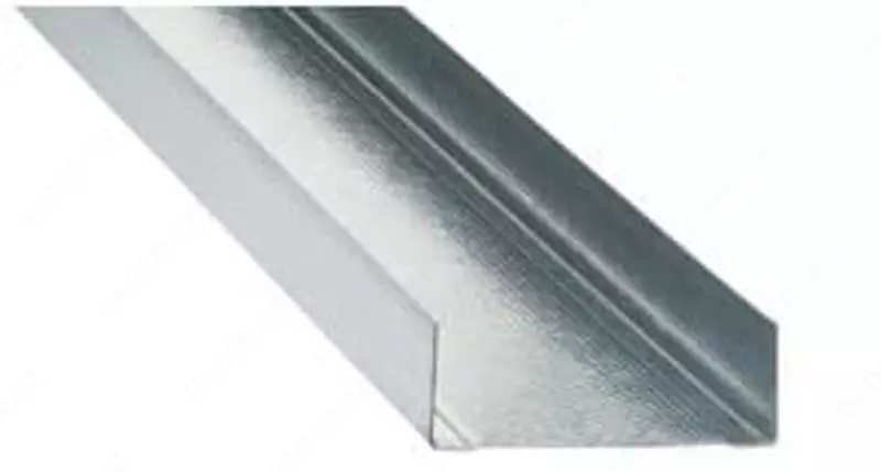 Стальной оцинкованный профиль для гипсокартона ПН(U) 100 х 40 мм (0.6 мм)