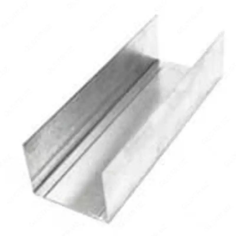 Стальной оцинкованный профиль для гипсокартона ПН(U) 50 х 40 мм (0.6 мм)