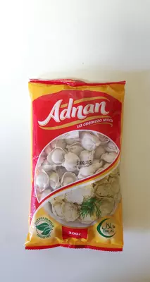 Пельмени говяжьи смешанные с куриным мясом Adnan Chuchvara 300gr - 9 200 сум / шт.