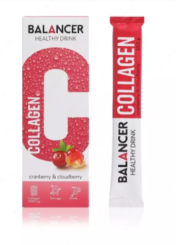 Напиток Balancer Collagen со вкусом «Клюква - морошка»
