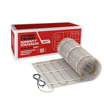 Тонкий самоклеящийся греющий мат IQ FLOOR (Теплый пол) 20м²